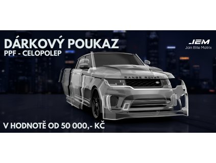 Dárkový poukaz PPF - celopolep