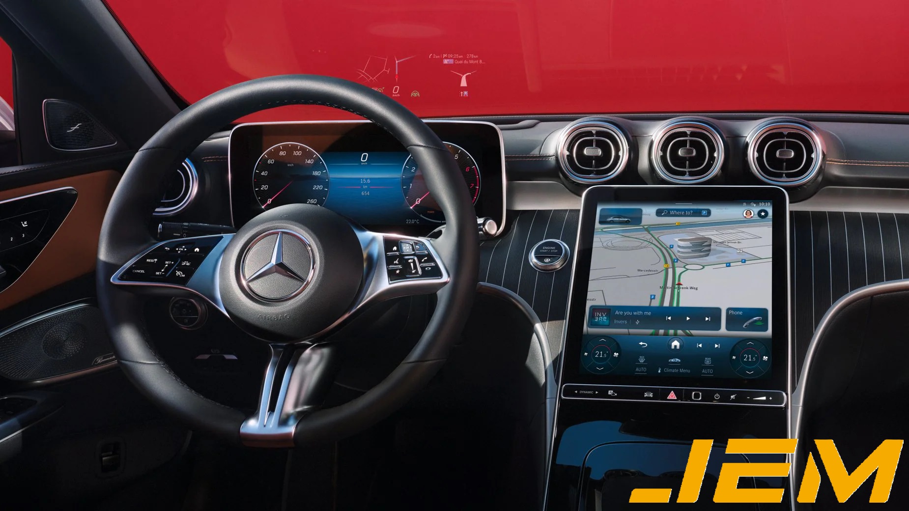 JEM PPF předřezaná fólie interiér Mercedes C-Class