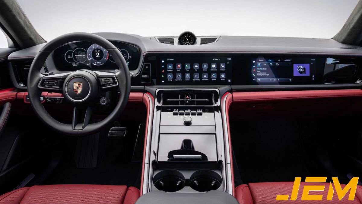 JEM PPF předřezaná fólie interiér Porsche Panamera