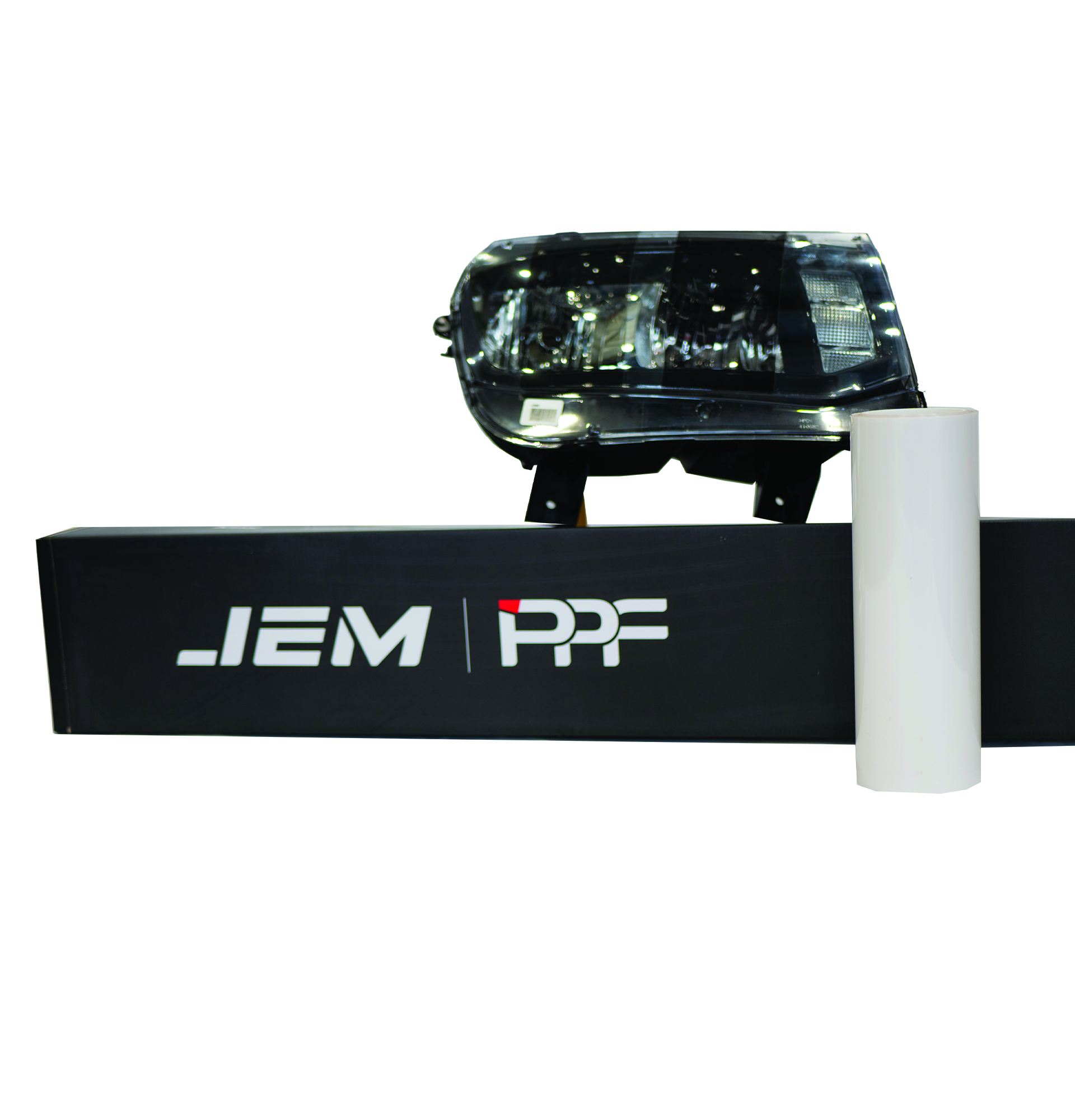 JEM PPF white to black - bílá/tmavá (15m x 0,3m) ochranná zatmavovací fólie na světla