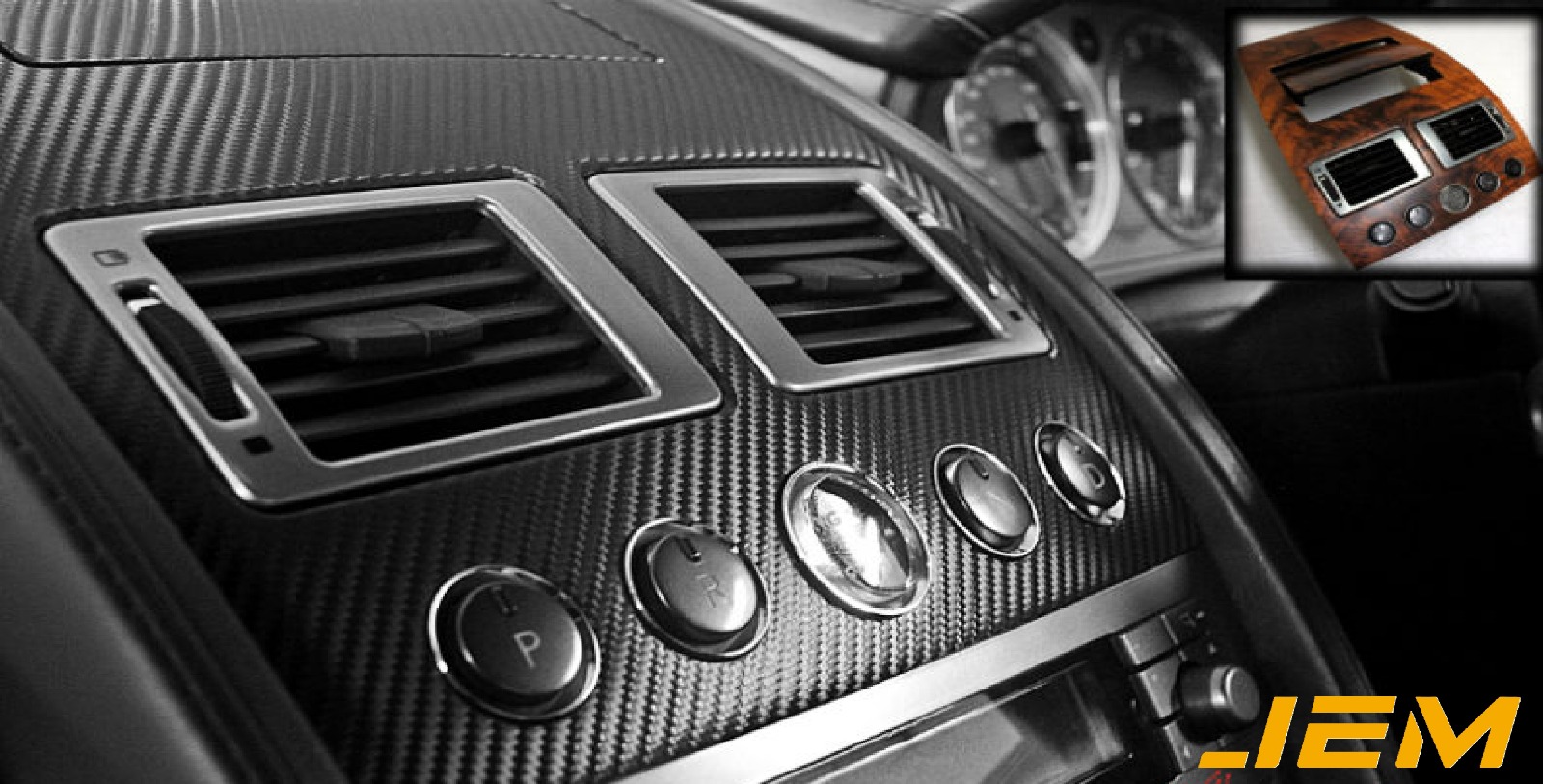 JEM PPF předřezaná fólie interiér Tesla Model S Carbon