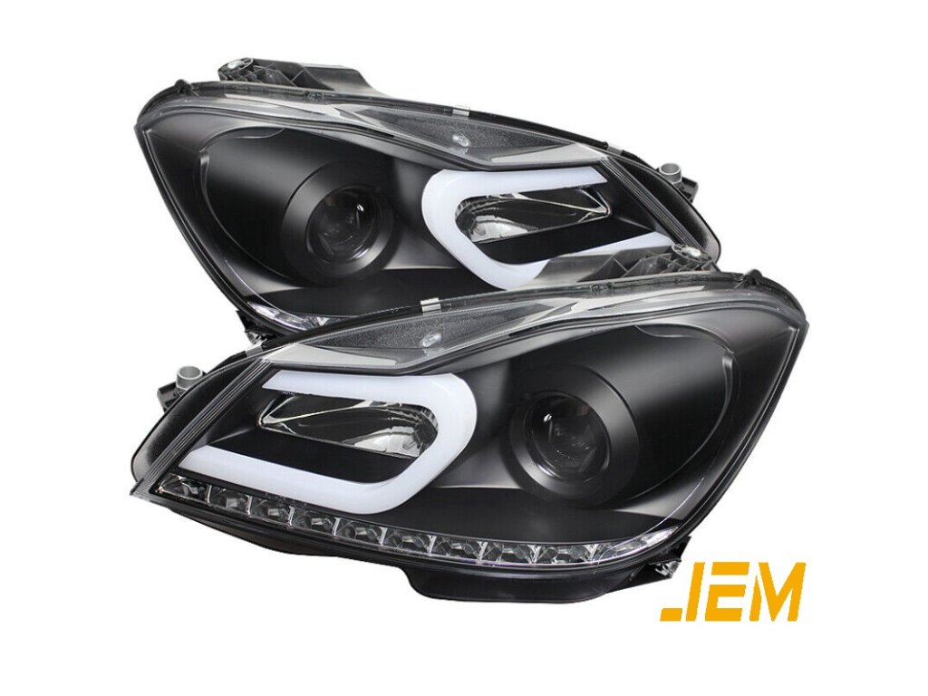 JEM PPF předřezaná fólie světla Mercede-Benz C-Class Light/Smoked/Dark Black