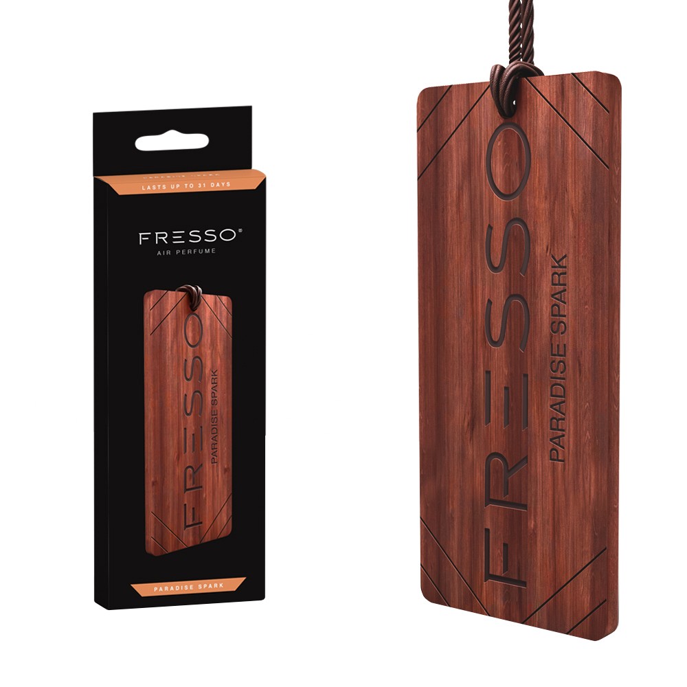 Fresso Paradise Spark - Závěsná vůně ve dřevě