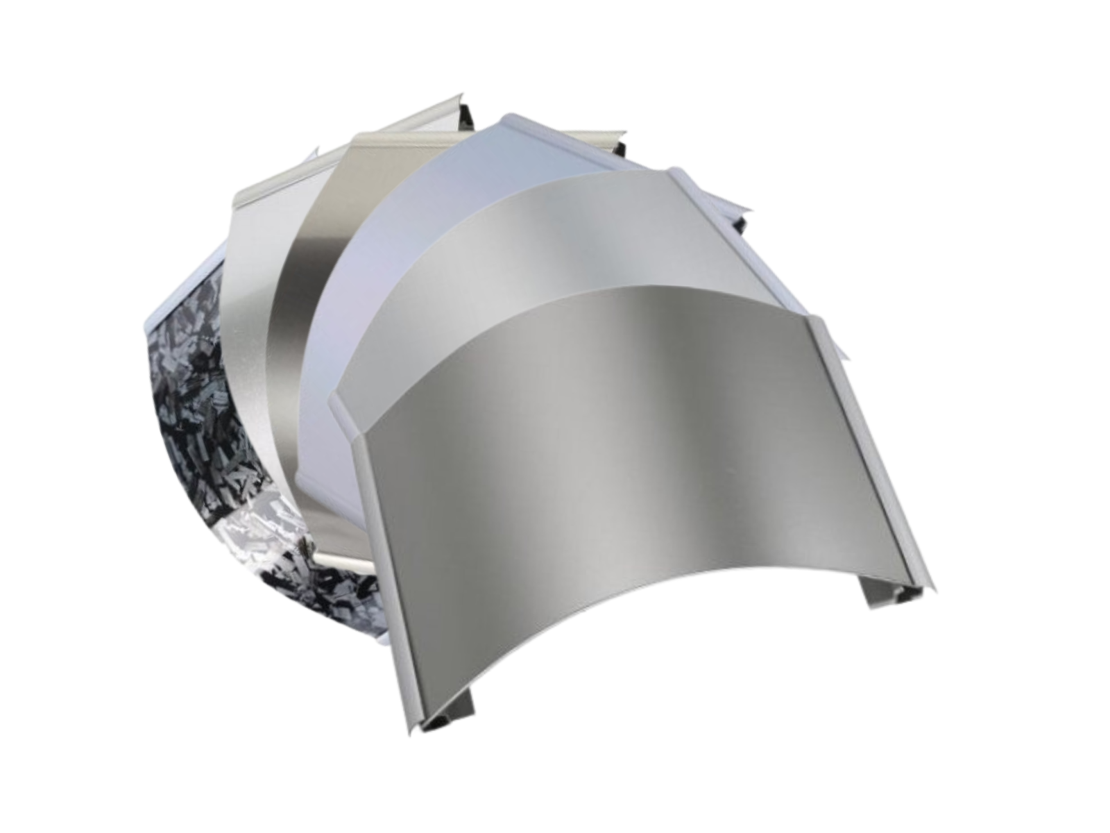 JEM PPF Stříbrné barevné ochranné fólie Barevná varianta: Liquid metal glossy silver