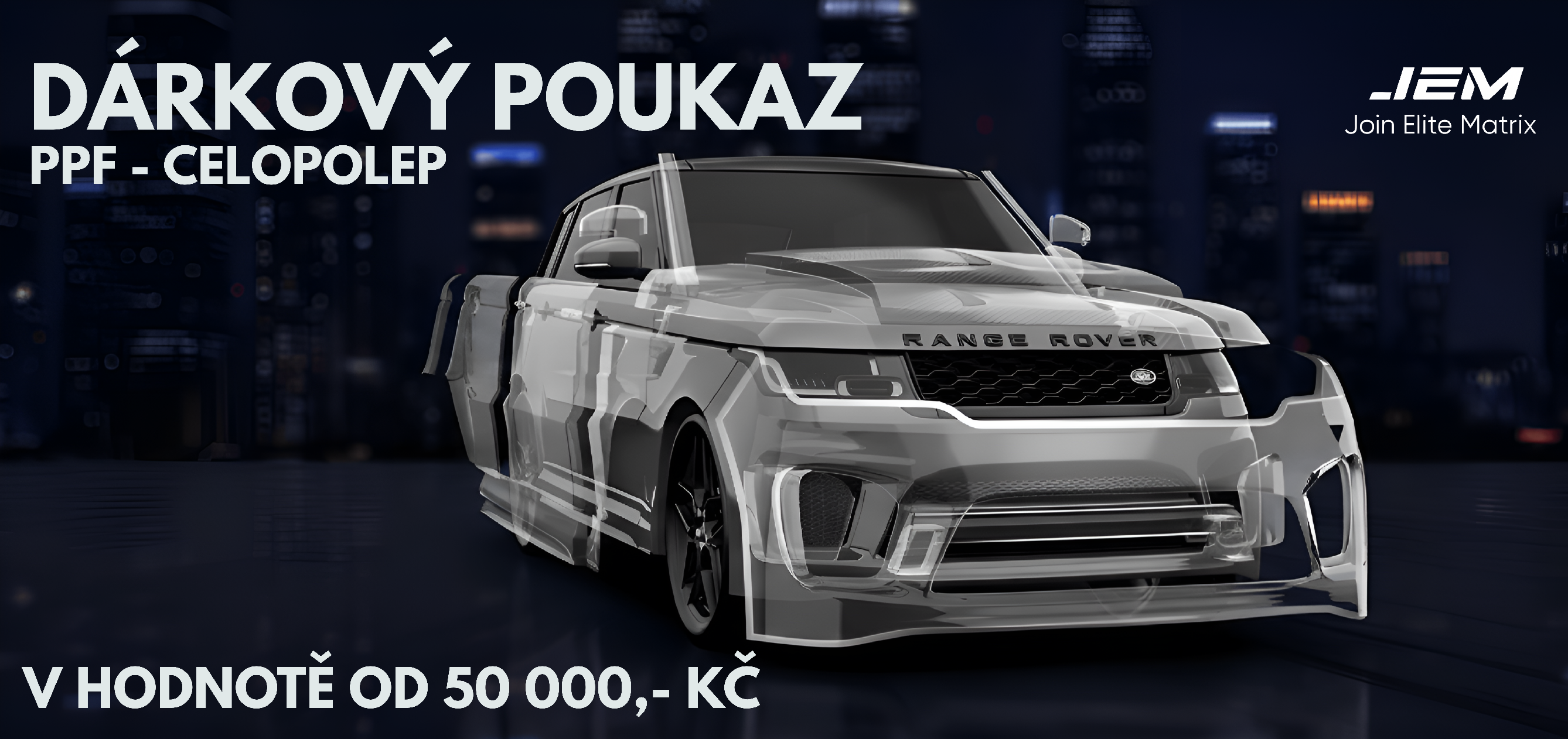 Dárkový poukaz-Celopolep do PPF