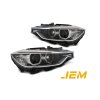 JEM PPF predrezaná fólia svetiel BMW 3 Series Light/Smoked/Dark Black