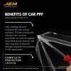 JEM PPF-Matte black (1m) ochranná barevná fólie  cena za 1mx1,5m