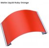 Matte liquid ruby orange