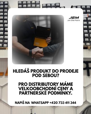 Hledáš produkt do prodeje, který dává smysl marží i kvalitou? 🤝 Pro distributory máme velkoobchodní ceny a partnerské...