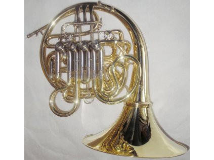 M.Jiracek model 307 - Bb/F/f-alto trojitý lesní roh- předváděcí kus  - mistrovský nástroj vyrobený v České republice