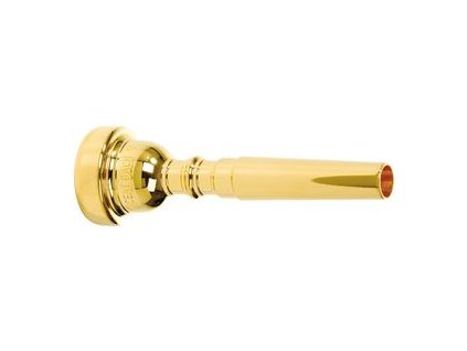 BACH V. 7C GOLD, série 351 - nátrubek trumpetový, pozlacený  - profesionální standard v ČR mezi nátrubky (náustky)