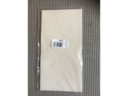 Filz Bílý 200x100-2,0mm  Materiál pro opravy hudebních nástrojů