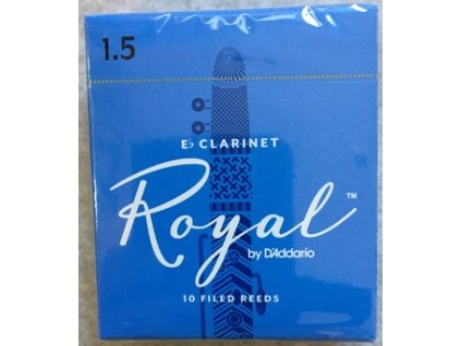 RICO ROYAL tvrdost 1 1/2 plátek pro Eb Klarinet by Dadario - RBB