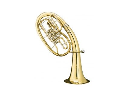 BS 3033/2L - Bb tenor profesionální B&S 3033/2L, 4 ventilový, zlatomosazný