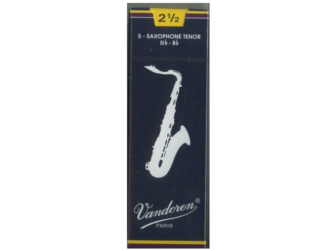 Vandoren Traditional plátky pro Tenor saxofon 2 1/2  Vandoren Traditional plátky pro Tenor saxofon 2 1/2