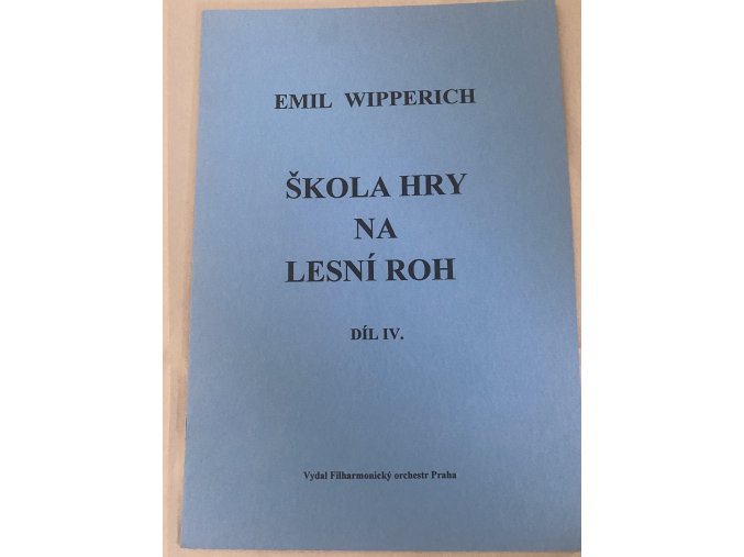 Wipperich Emil  - Škola hry na Lesní ROH DÍL IV.