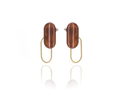 ovalek puzety boa bronze gold e