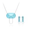 set ovalek una nordic blue silver e