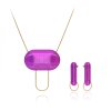 set ovalek una violet gold e