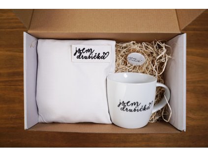 Dárkový box s trikem a hrnkem nebo sklenkou