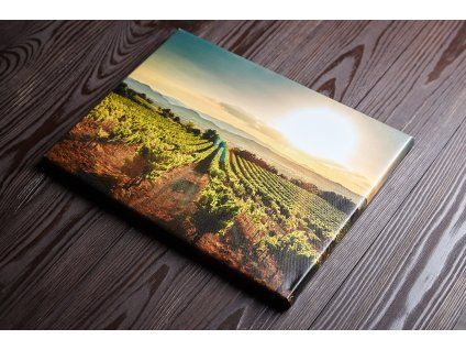 canvas photo print stretched onto frame