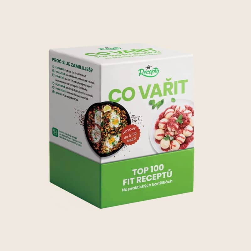 Obsah balení – Fit receptové kartičky