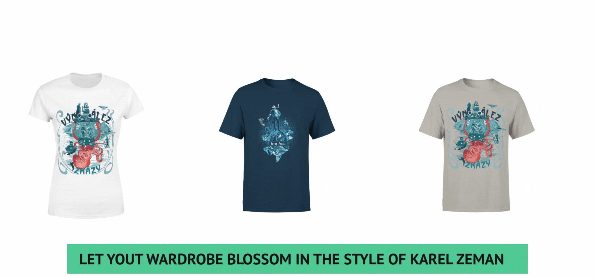 Let your wardrobe blossom in the style of Karel Zeman
