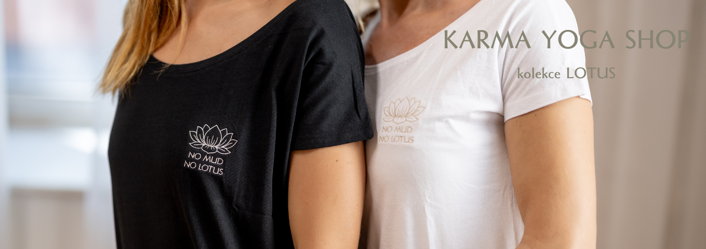 Tričko Karma yoga výšivka