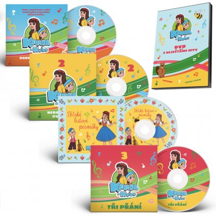 Kolekce CD a DVD Karol a Kvido