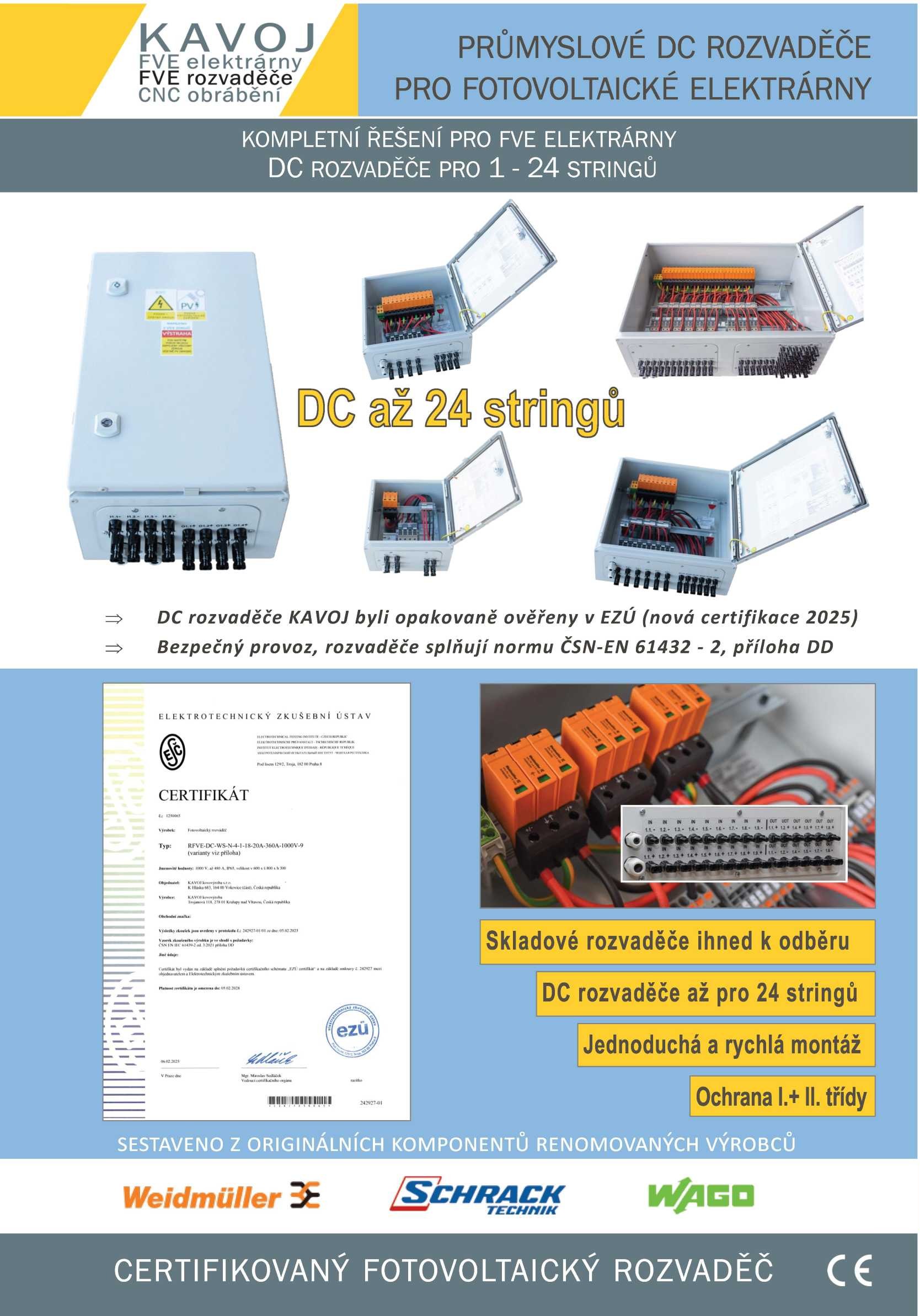 DC rozvaděče