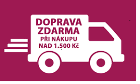 Doprava zdarma od 1500 Kč