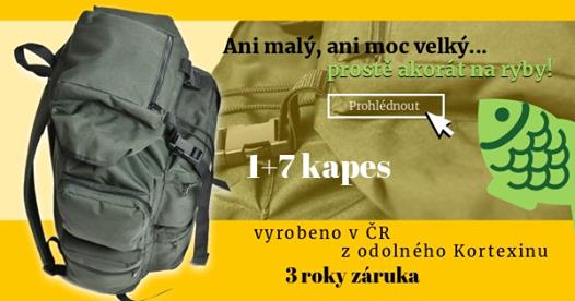 Rybářský batoh Kinetic 50 l se 7 kapsami