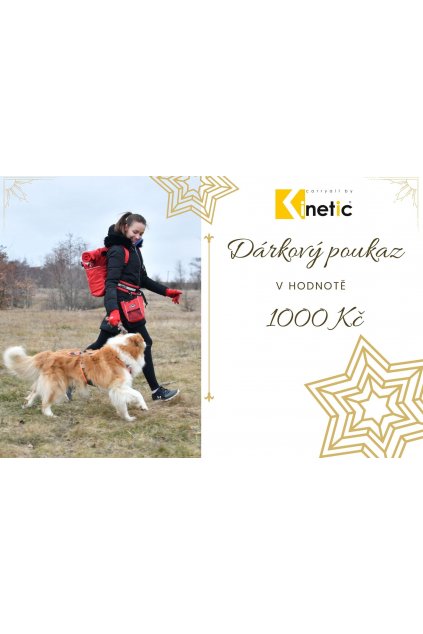 Dárkový poukaz 1000 Kč Pejskařina
