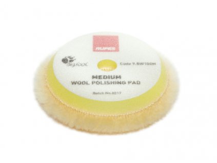 Rupes RUPES Yellow Wool Polishing Pad MEDIUM  80/100 mm - vlněný lešticí kotouč (střední)