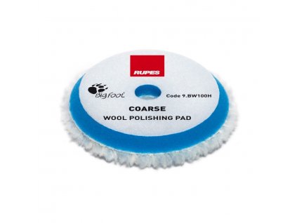 Rupes Wool Polishing Foam Pad Coarse 80/90 mm - vlněný leštící kotouč (tvrdý)