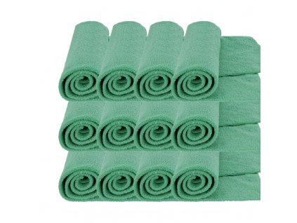 MR RAG Mikrovláknová utierka zelená SET 12 kusov - 40 x 40 cm