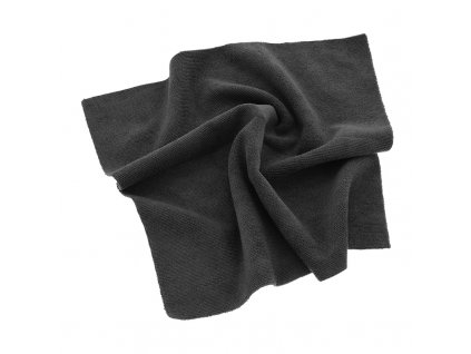 MR RAG Mikrovláknová utěrka černá bezešvá - 40 x 40 cm
