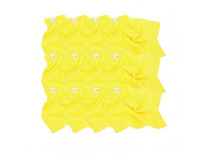 MR RAG Mikrovláknová utierka žltá SET 12 kusov - 40 x 40 cm