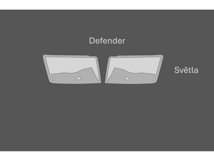 Land Rover Defender světla
