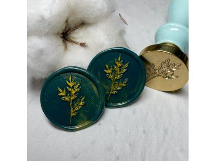 Sada ozdobných pečetí v barvě Luxury Green