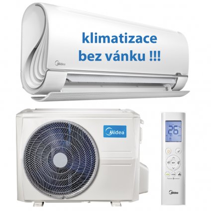 Midea BreezeleSS MSFAAU 12HRFN8 TwinFlap bez vanku