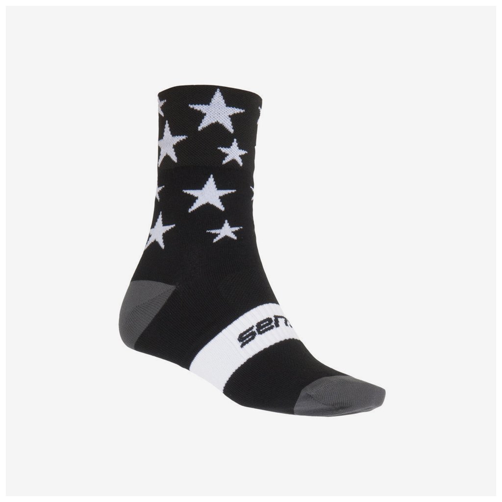 Ponožky Sensor Stars - Černé (Velikost XL)