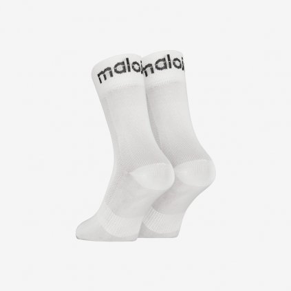 Cyklistické ponožky Maloja NeblaM. - Bílé (Velikost 43-46)