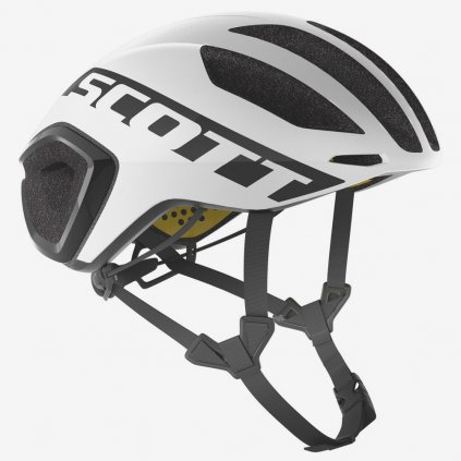 Cyklistická helma Scott Cadence PLUS (CE) - bílá (Velikost L)