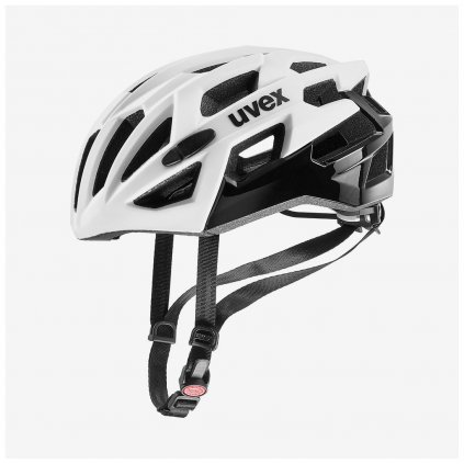 Cyklistická helma Uvex Race 7 - Bílá (Velikost 55-61)