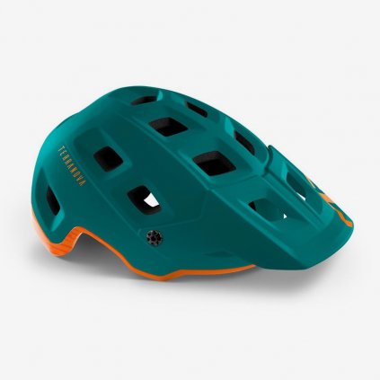 Cyklistická helma MET TERRANOVA alpine - tmavě zelená (Velikost 52-56)