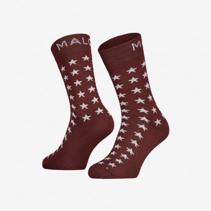 Ponožky Maloja ForsythieM - Červené (Velikost 39-42)