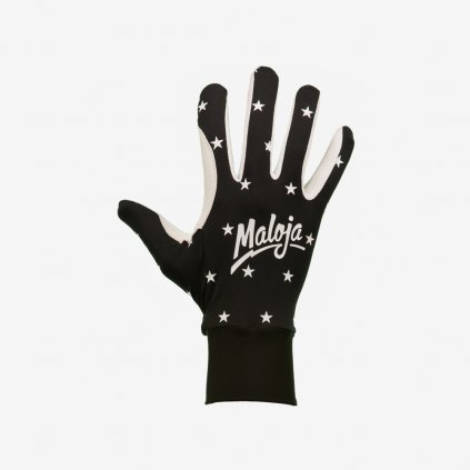 Běžkařské rukavice Maloja HillockM. - Černé (Velikost XL)
