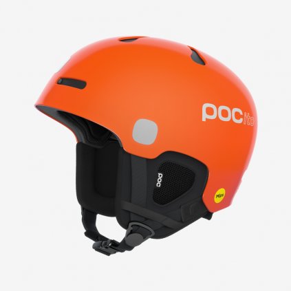 Dětská lyžařská helma POCito Auric Cut MIPS - Oranžová (Velikost XXS-XS(48-52))