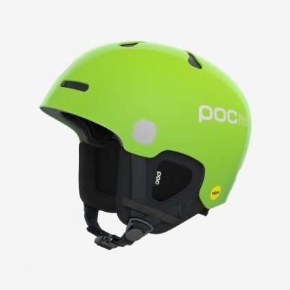 Dětská lyžařská helma POCito Auric Cut MIPS - Žlutozelená (Velikost XXS-XS(48-52))